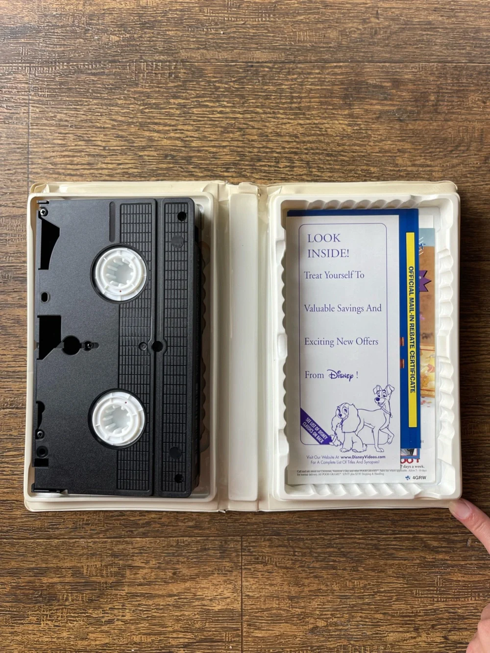 Disney Lady and the Tramp VHS Walt Disney Masterpiece Collection 1998
